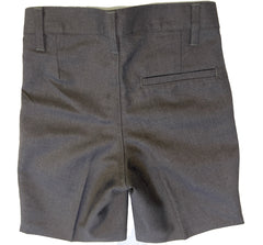 Winter Grey Shorts - Years 1 to 8 ZIP & BUTTON Shorts - SPECIAL PRICING